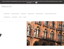 Tablet Screenshot of mietrecht-neu.de